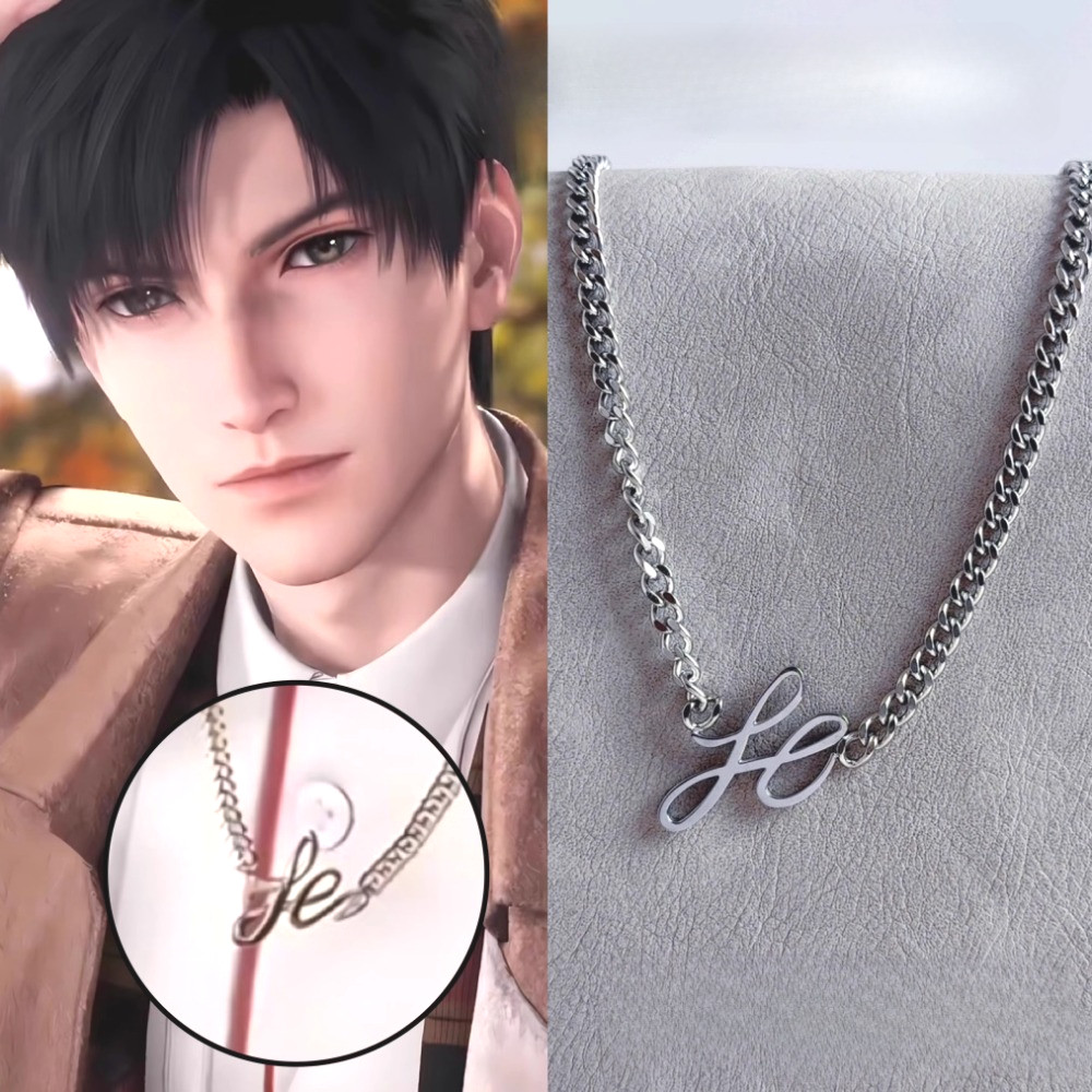 อะนิเมะเกม Love และ Deepspace สร้อยคอ Zayne ตัวอักษรจี้วันเกิดฮาโลวีนแฟชั่น Man Woman คอสเพลย์อุปกรณ์เสริมของขวัญ