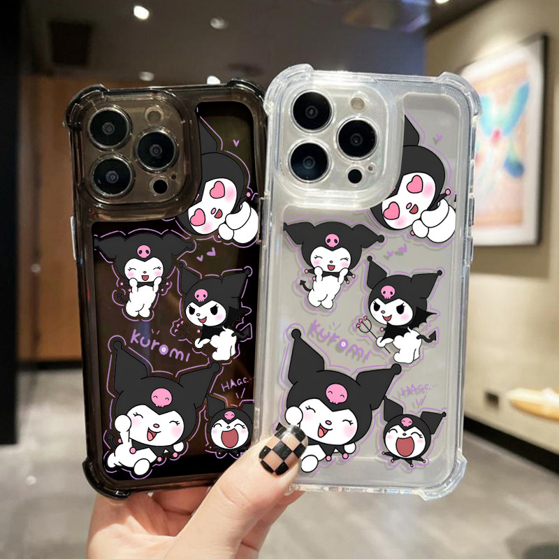 CASE นิ่มกันกระแทกเคสโทรศัพท์ สำหรับรุ่น for IPhone13/12/14Plus Pro Max 8/7 Plus X/XR11 12pro น่ารักดีKULOMI