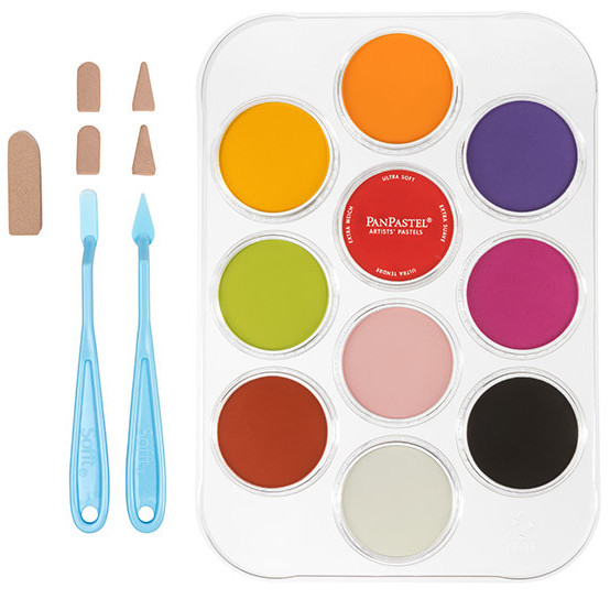 PanPastel Ultra Soft Artist Pastel Set 9ml 10/Pkg - ชุดระบายสีสวนดอกไม้ Susans 1