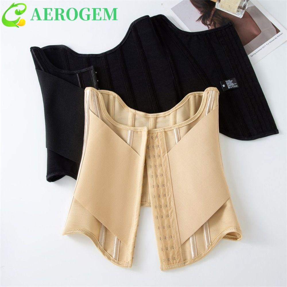 Aerogem ชุดกระชับสัดส่วนลดหน้าท้อง, ก้างปลารองรับเข็มขัดรัดตัวแน่น, แฟชั่น Push-up หน้าอกหลังคลอด Belly เอวเทรนเนอร์ Shapewear ชุดแน่น