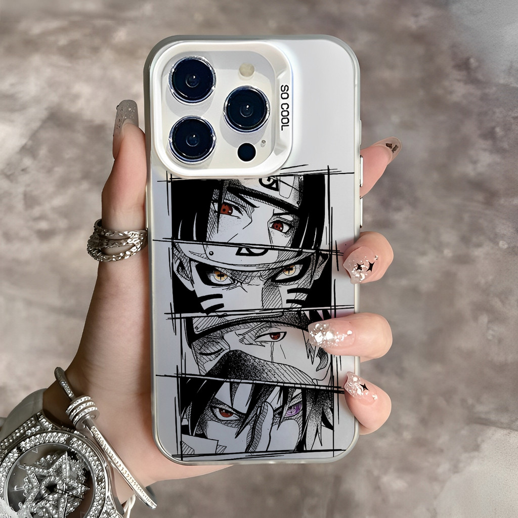 🔥COD🔥เคสไอโฟน11 for IPhone 12 13 pro max 14 15 16 Pro MAX 14 15 16 Plus XR XSmax X 7PLUS เคสโทรศัพท์แฟชั่นนารูโตะสุดเท่