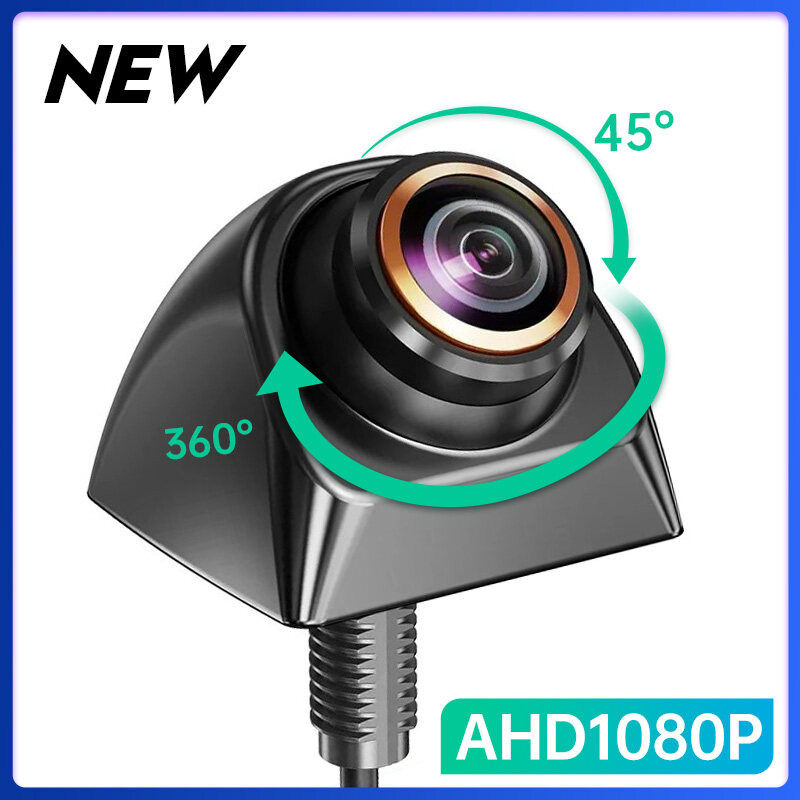 กล้องมองหลังรถยนต์ AHD CVBS 1080P กล้องถอยหลัง Full HD มุมกว้าง 170° เลนส์ฟิชอายมองเห็นกลางคืน กล้องถอยหลังสําหรับรถยนต์