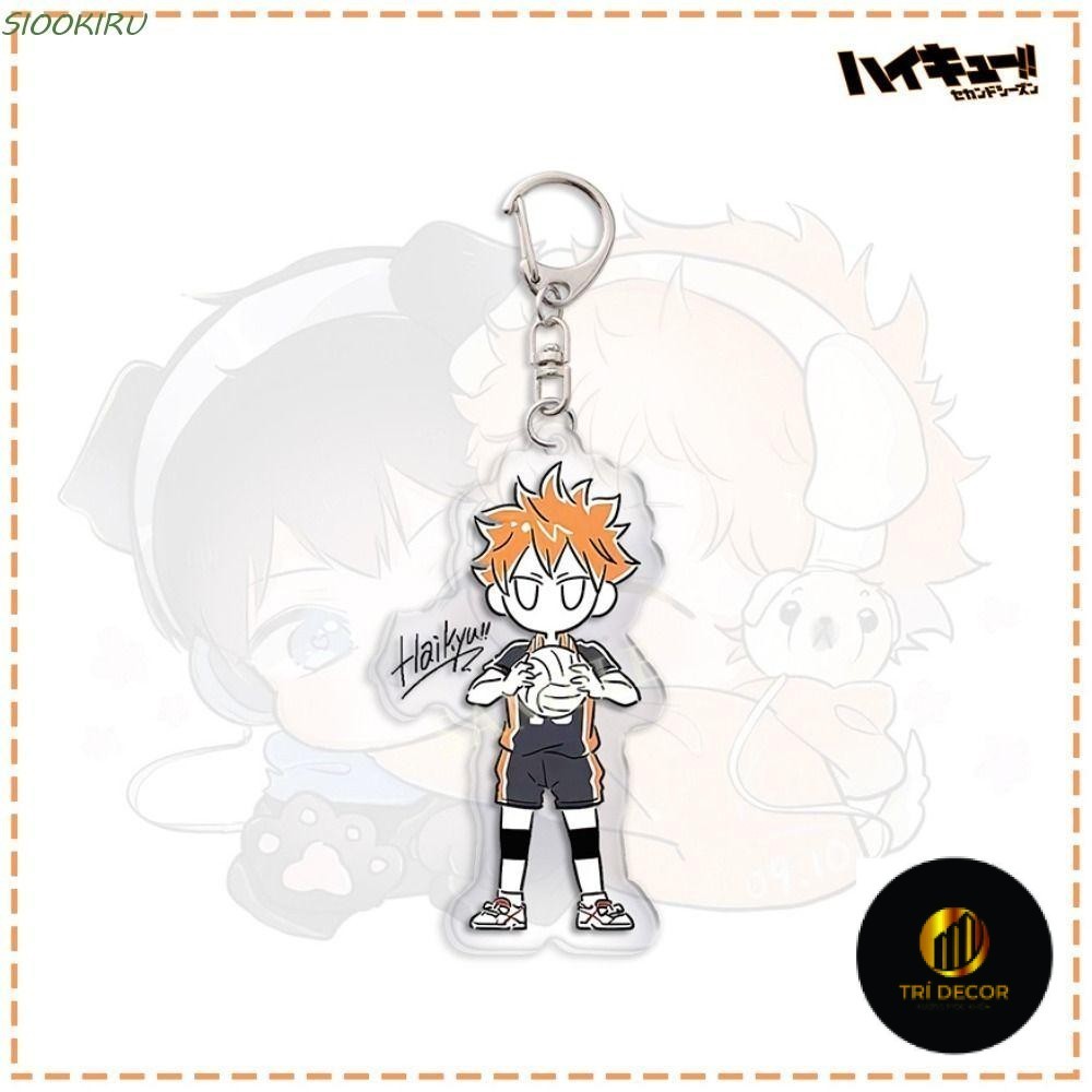 พวงกุญแจ SIOOKIRU Haikyuu,Oikawa Tooru Kuroo Tetsurou เพื่อพวงกุญแจด้านบน, Bokuto Kota แฟชั่น