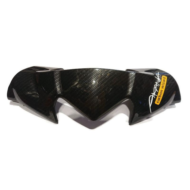 ครอบหน้ากากบน W110i NEW ลายเคฟลาร์ 5D + สติ๊กเกอร์ 3M