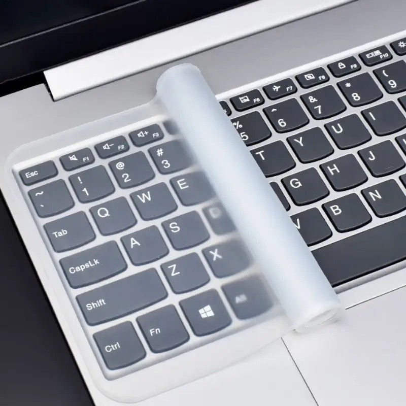 litai ฟิล์มกันรอยคีย์บอร์ดแบบใส แผ่นรองคีย์บอร์ดซิลิโคน ขนาด 13-17 นิ้ว แผ่นรองคีย์บอร์ดโน้ตบุ๊ก กันฝุ่น - รูปที่ 7
