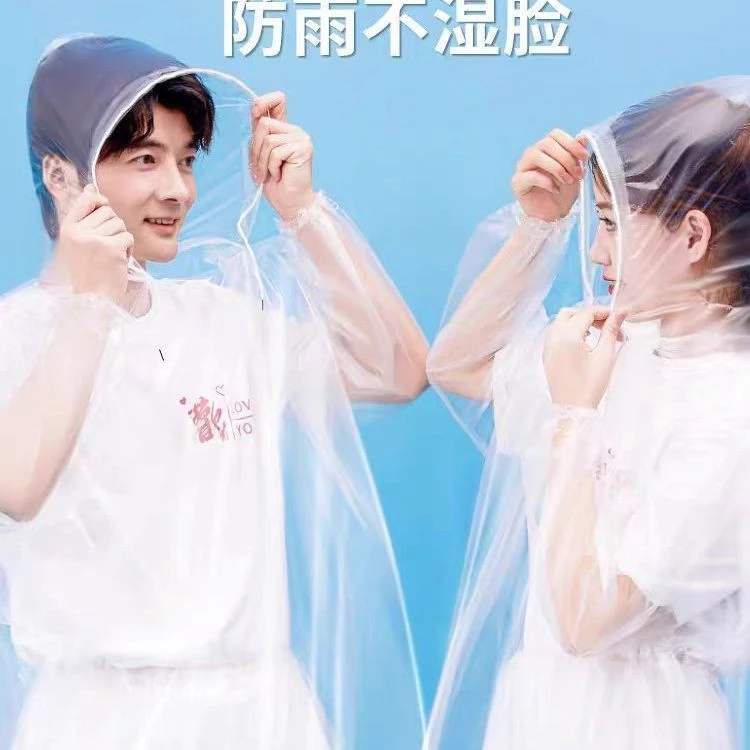 เสื้อกันฝนแบบแยกชุด หนาพิเศษ พร้อมกางเกง สำหรับชายและหญิง thumbnail 6