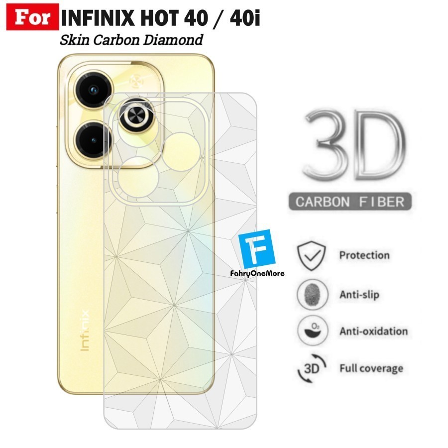 Garskin Diamond 3D INFINIX Hot 50 50i 50Pro 50Pro+ 40 40Pro 40i 30 30i 30Pay Hot 20 20S 20i 20Play H