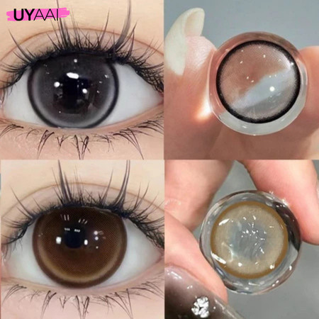 คอนแทคเลน [0.00~-6.00] UYAAI Pearl series คอนแทคเลนส์สี 14.5mm Pearl Gray Pearl Brown คอนแทคเลนส์ราย