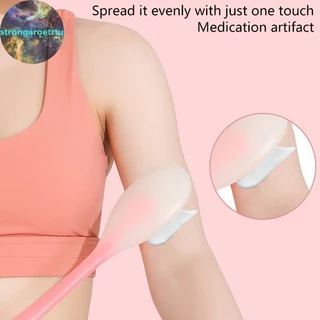 Strongaroetrtu Multi-Function Lotion Ointment Applicator ซิลิโคนยาว Body Cleaner แปรงอาบน้ํา Back Applicator TH