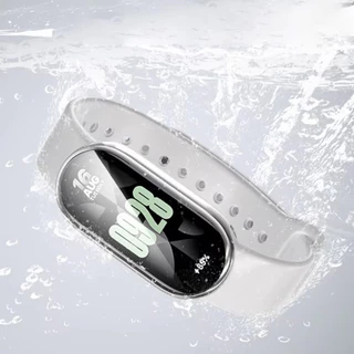 กรณี TPU อ่อนด้วยฟิล์มสำหรับ for Xiaomi Mi Band 9 NFC อุปกรณ์ปกป้องหน้าจอสำหรับ for Smartwatch Xiaomi Smart Band 9