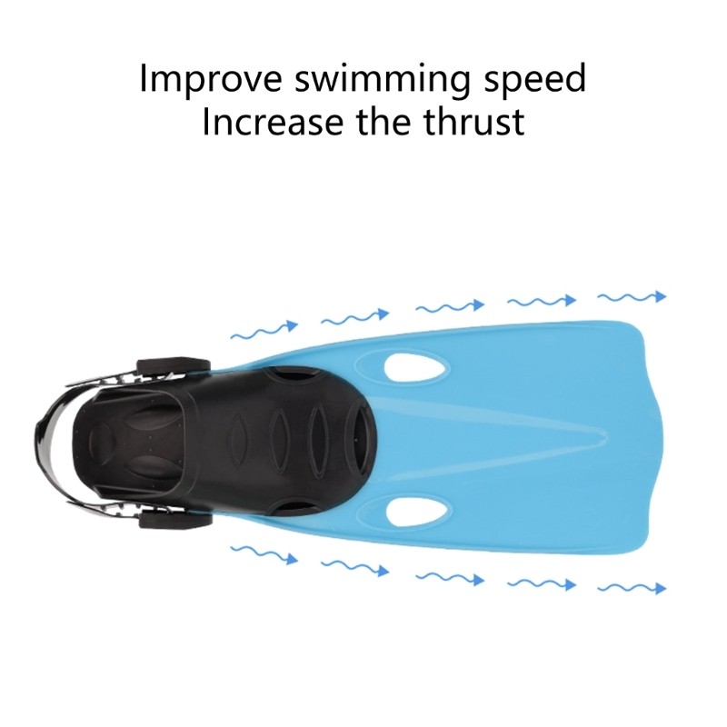 Won Snorkel Swim Fins Training Fins Swim Flippers Swim Fins for Adult Men Women