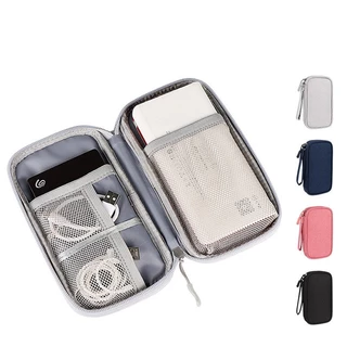 กระเป๋าจัดเก็บสายเคเบิล กระเป๋าจัดเก็บข้อมูล USB สายเคเบิล ขนาดใหญ่ ผ้าออกซ์ฟอร์ด กันน้ํา แบบพกพา สําหรับเดินทาง