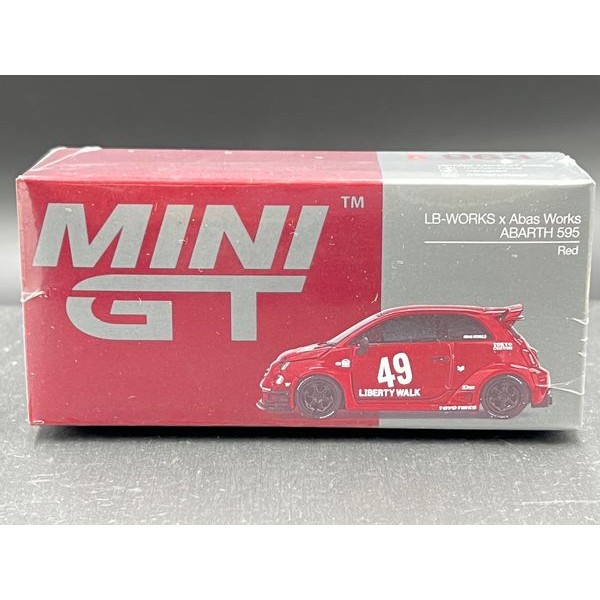 Mini GT  LB-WORKS x Abas Works ABARTH 595 Red