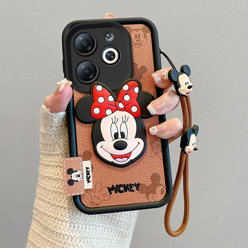 เคส Infinix SMART 8 หนังน่ารักอะนิเมะซิลิโคนนุ่มกรณีโทรศัพท์ - รูปที่ 5