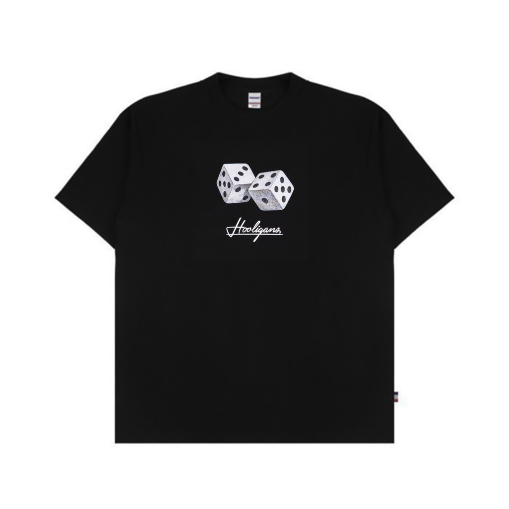 เสื้อยืด HOOLIGANS Dice สีดํา
