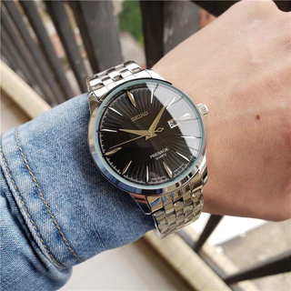 SEIKO ชายญี่ปุ่น Astron Series Pilot Endurance Fine Crown Blue Lion Grand Seiko Gs อย่างเป็นทางการ SpringDrive สแตนเลสนาฬิกาผู้ชายหน้าปัดขนาดใหญ่ส่องสว่าง