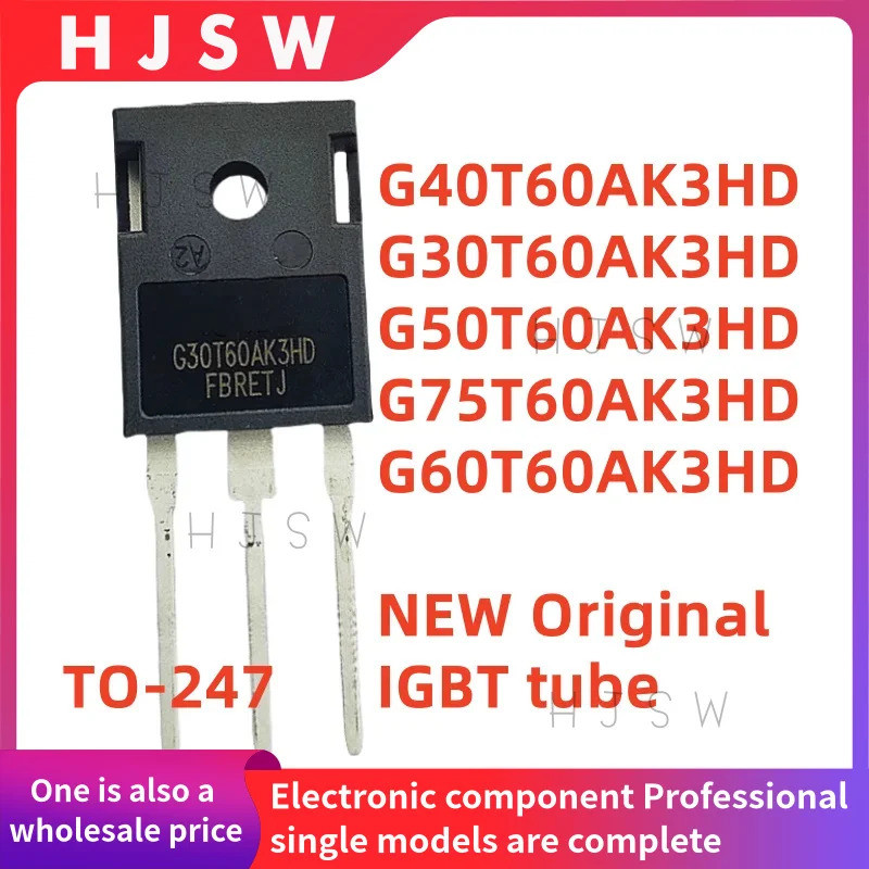 1-5PCS G30T60AK3HD G30T60 G40T60AK3HD G40T60 G50T60AK3HD G50T60 G60T60AK3HD G60T60T60G75T60AK3 ทรานซ