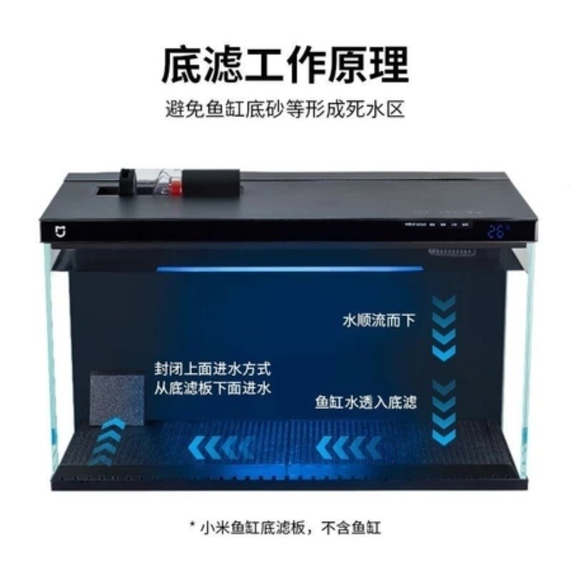 ขายต่ํากว่าราคา Xiaomi Fish Tank Bottom Filter Plate Sand Baffle อัพเกรด Transformation Filter Backing Plate Water Inlet Baffle ภูมิทัศน์ Bott - รูปที่ 2