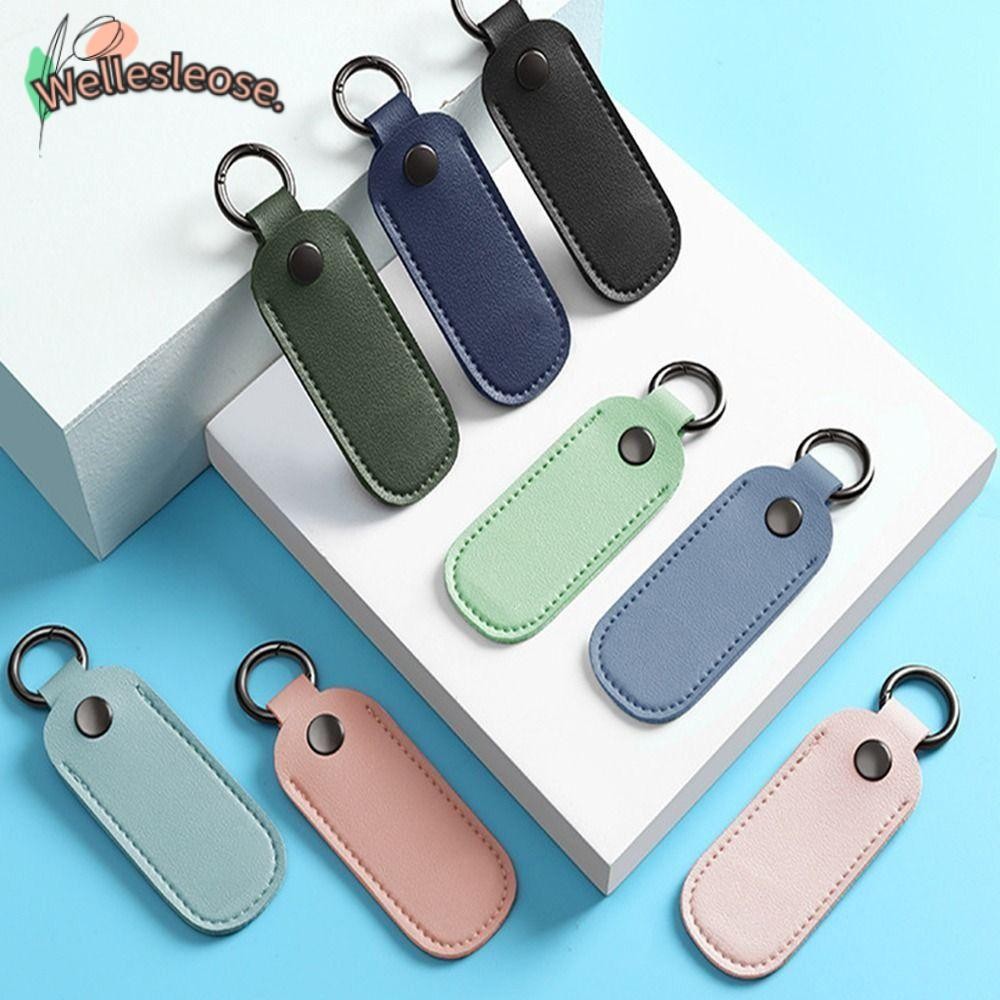 Welle U Disk Pouch Holder Leather Digital Accessories แฟลชไดรฟ์ USB