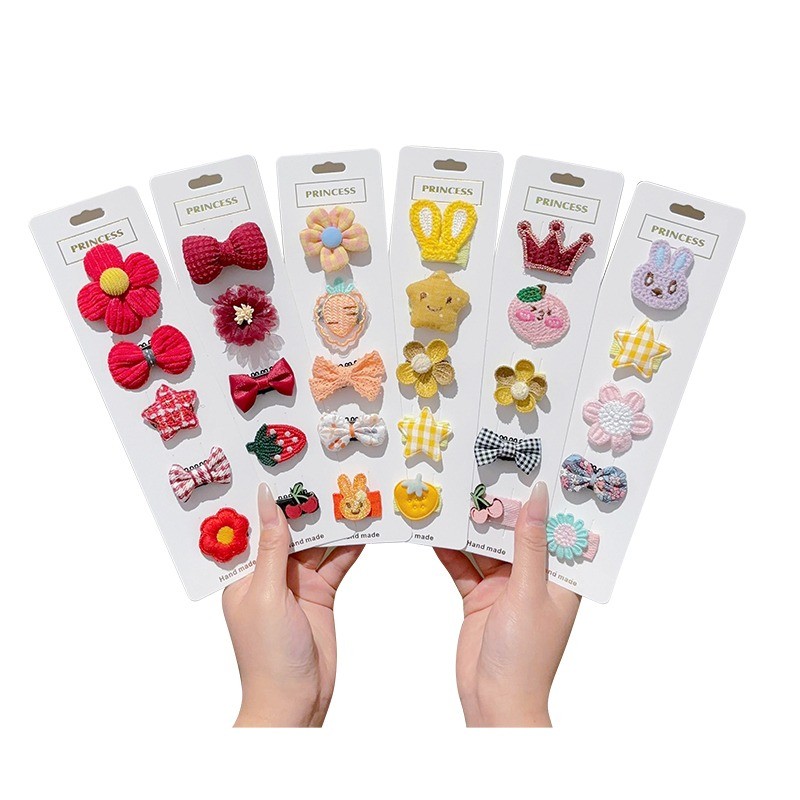 ชุด10กิ๊บติดผมเด็กน่ารักเด็กไม่ทําร้ายผมbbคลิปเครื่องประดับผมเด็ก - รูปที่ 7