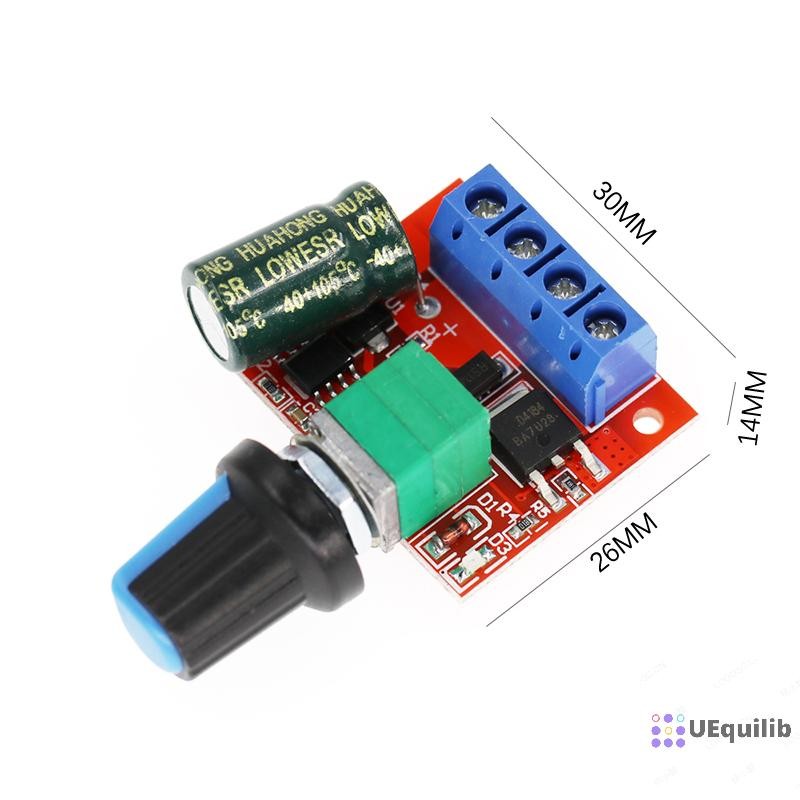 Uequilib PWM มอเตอร์ควบคุมความเร็วโมดูล PWM DC มอเตอร์ Governor 5v-35v ปรับความเร็วควบคุม Governor สวิทช์ 5A ฟังก์ชั่นสวิทช์ Led Dimmer ใหม่