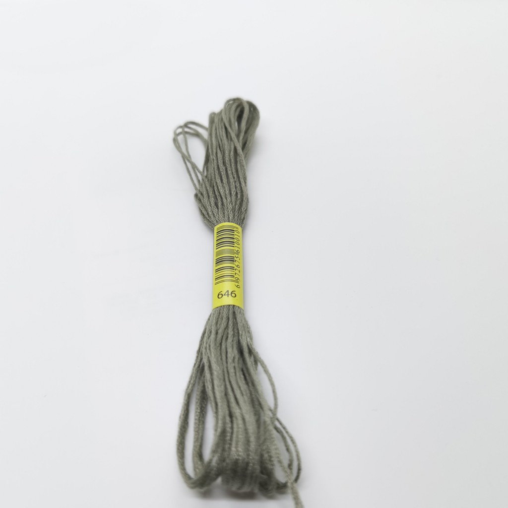 6 Skeins DMC 686 647 648 666 376 ด้าย Cross Stitch พรีเมี่ยมสายรุ้งสีเย็บปักถักร้อยไหมขัดฟัน – โปรปัง