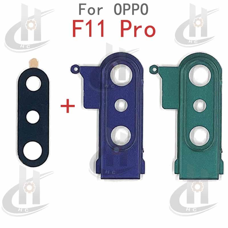 ฝาครอบเลนส์กล้องด้านหลังสําหรับ OPPO F11 Pro เลนส์กล้องด้านหลังพร้อมกรอบแหวนผู้ถือชิ้นส่วน