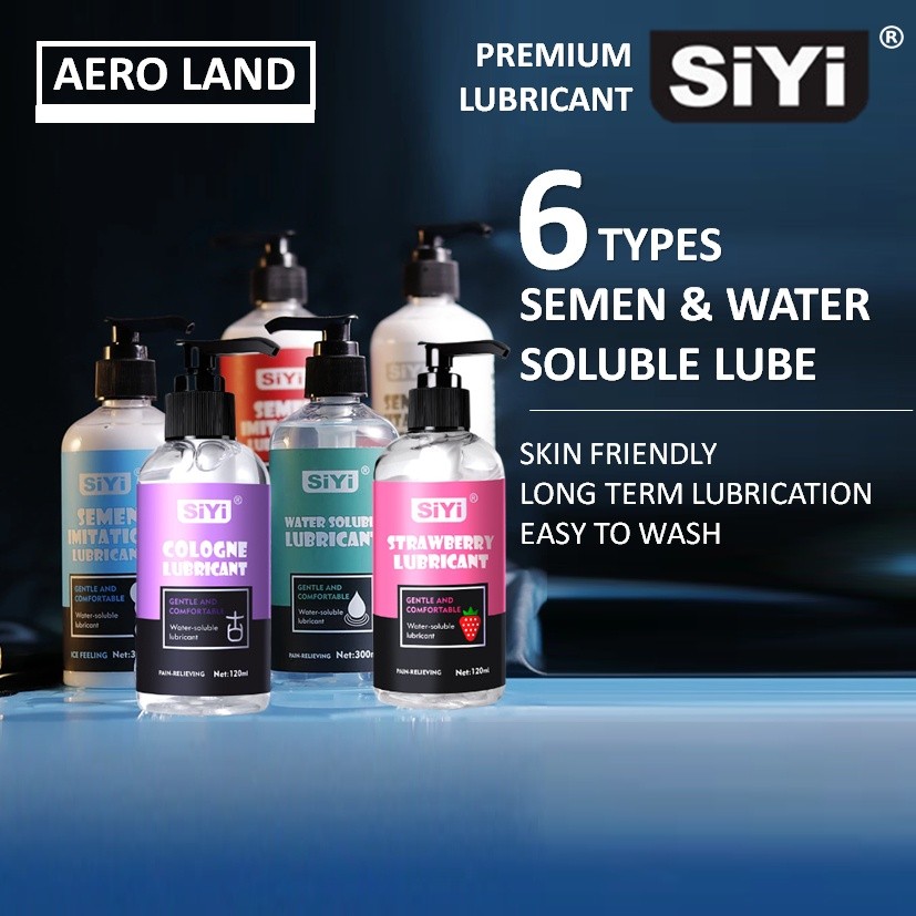 Siyi Premium น้ํามันหล่อลื่น Semen Water Based กรดไฮยารูลอนิก วิตามินอี หล่อลื่น120 มล. ขนาดใหญ่