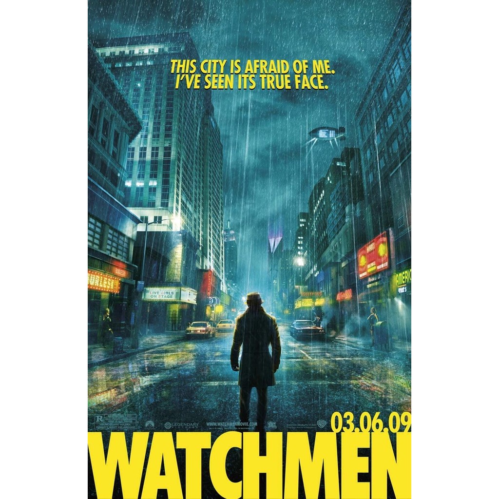 Watchmen MOVIE POSTER Sided ORIGINAL Advance x ZACK SNYDER MALIN ACKERMAN