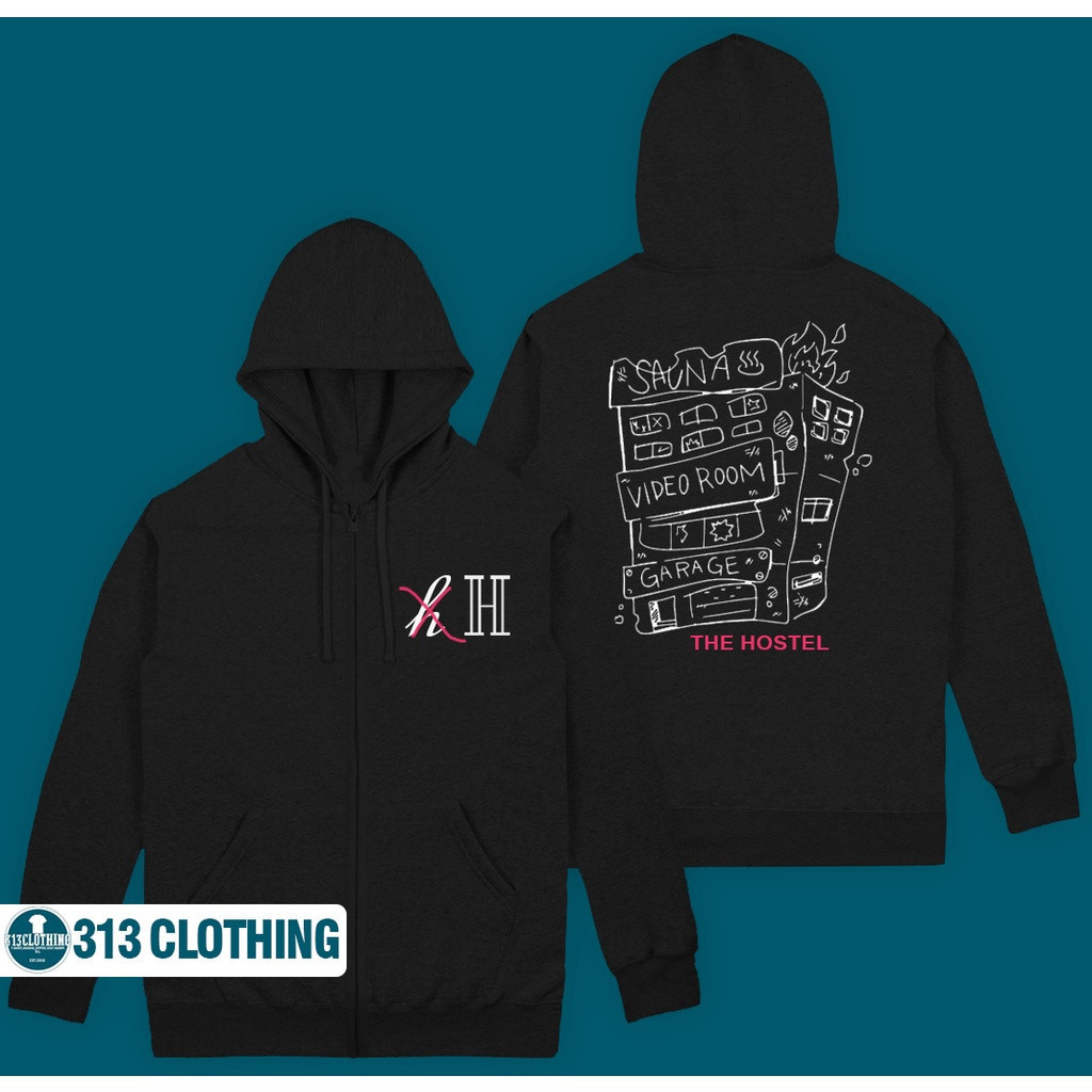😆✨ผ้าฝ้าย Hoodie✨ Jacket Hoodie The Hostel Lookism Hoodie Lookism Hostel Crew M-3XL