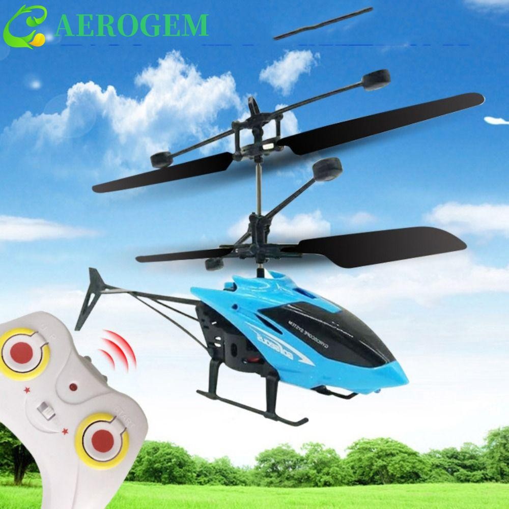 Aerogem RC Airplanes Sensor Control ของเล่น RC วิทยุควบคุมเครื่องบินเฮลิคอปเตอร์รุ่น Two-Channel Suspension เฮลิคอปเตอร์ของเล่นไฟฟ้า 2CH เฮลิคอปเตอร์