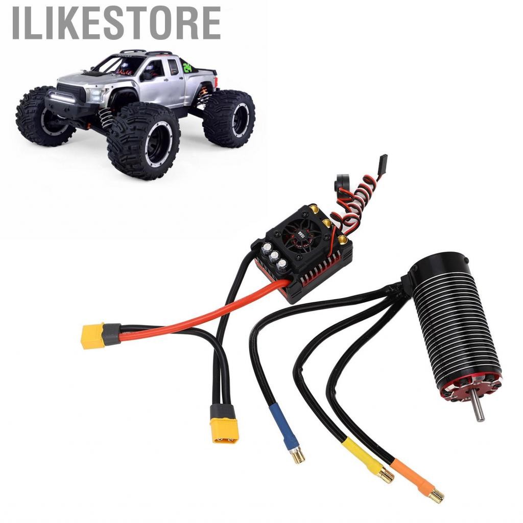 Ilikestore Qinlorgo 1/8 Scale มอเตอร์ไร้แปรงและ ESC 4092 1450KV พร้อม 150A 1/7 Esc Combo