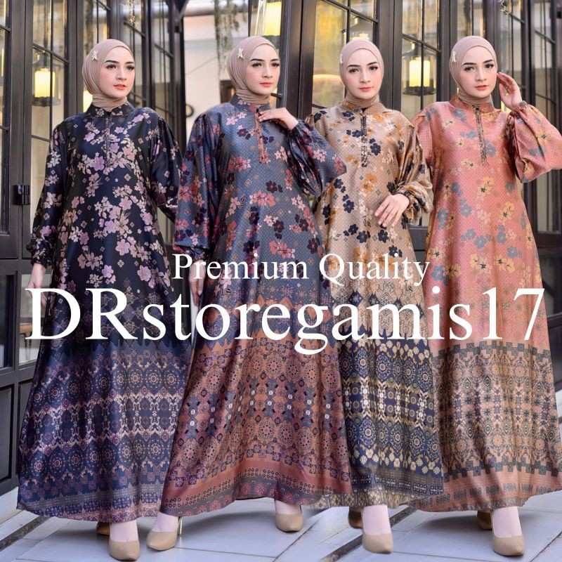 Alfahi Outft - Selena Gamis, Gamis ผ้าไหมคุณภาพพรีเมี่ยม, Gamis, Nursing Gamis, Uniform Gamis, Party
