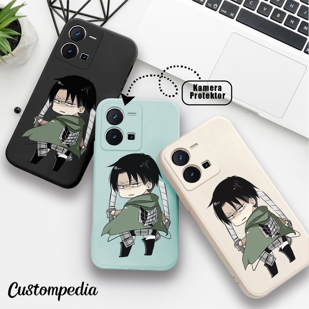 [PROFESORCASE] Levi AOT CU264 Infinix Smart 7 Note 30 Hot 10 11 12 Play Note12 Soft Case Premium Sil
