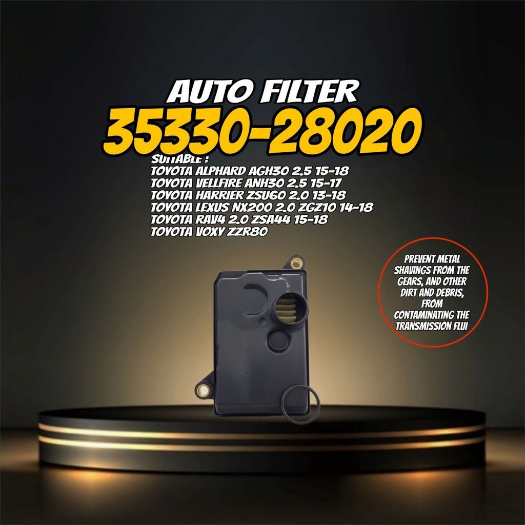 ตัวกรองอัตโนมัติสําหรับ ALPHARD AGH30 2.5,VELLFIRE ANH30 2.5,HARRIER ZSU60 2.0,LEXUS NX200 2.0 ZGZ10