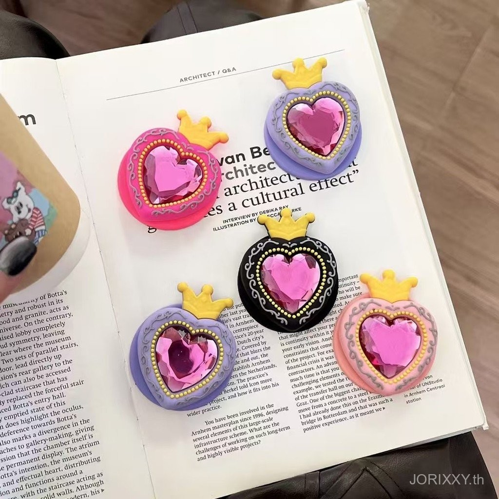 Influencer สไตล์ใหม่ซิลิโคนการ์ตูนสาวสวยเหมาะสําหรับ MagSafe วงเล็บแม่เหล็กดูดซับซุปเปอร์ถุงลมนิรภัยแบบพับเก็บได้