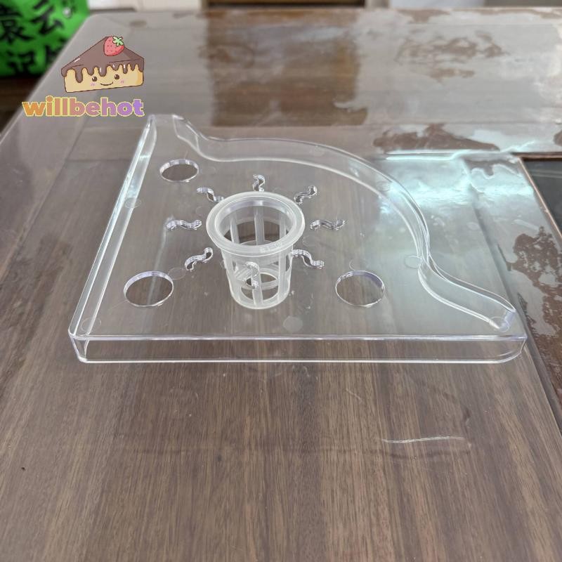 [Willbehot-t] Fish Tank Corner Storage Rack Punch-free Storage Rack Fish Tank Top Landscape Bracket Hydroponic Green Plant Tray [ใหม่] - รูปที่ 5