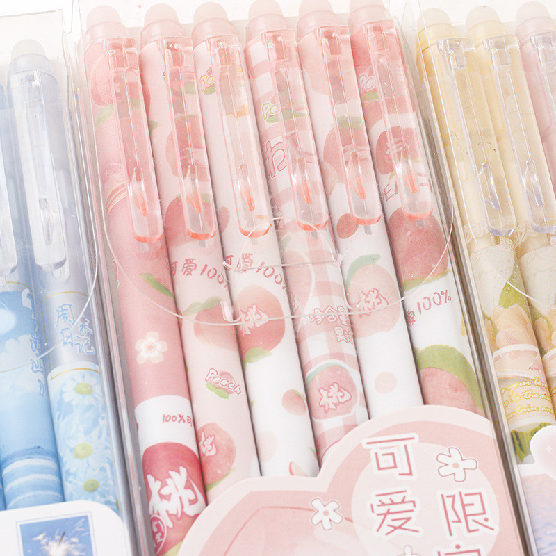 ปากกาลบได้ 0.5 มม. แบบกด หัวST ลบง่าย เขียนลื่น คุณภาพดี หมึกน้ำเงิน พร้อมส่ง - รูปที่ 2