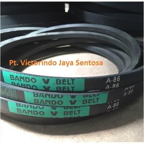 Vanbelt / fanbelt เข็มขัด V ซีลสีเขียว bando A 86 หรือ A86 หรือ A-86