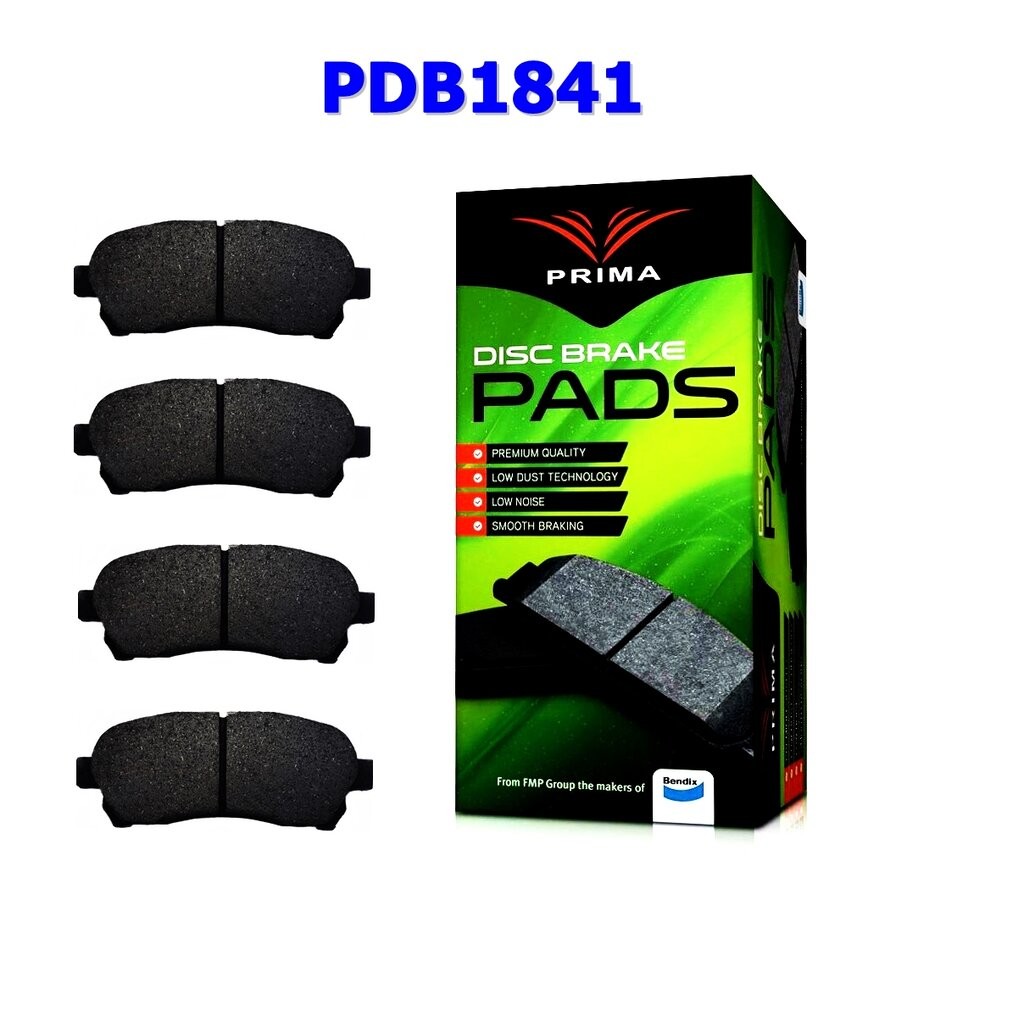 ผ้าเบรคคู่หน้า ISUZU DMAX 2WD-4WD ปี 2008-2019,Chevrolet COROLADO 2WD-4WD 2.4, 3.0 ปี 2007-2013 Prim