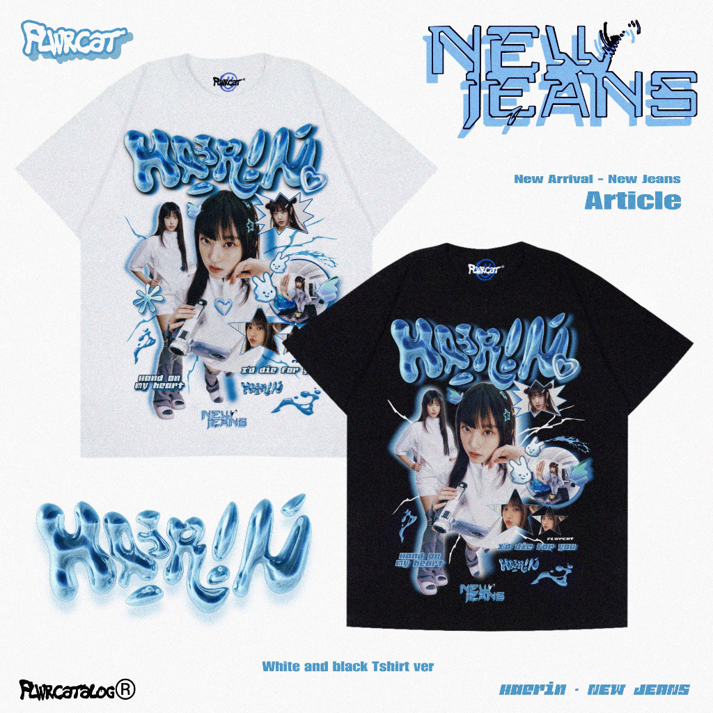 NewJeans / HAERIN TEE / FLWRCAT