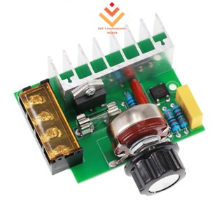 4000w AC 110V-220V Silicon Control ตัวควบคุมแรงดันไฟฟ้าอิเล็…