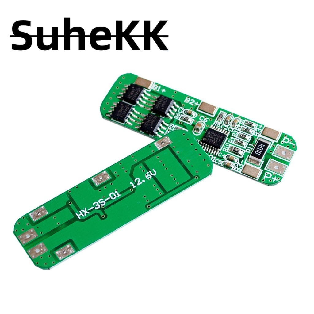 3s 6A li-ion 12V 18650 bms pcm แบตเตอรี่ป้องกัน bms pcm สําหรับ li-ion lipo แบตเตอรี่เซลล์แพ็ค