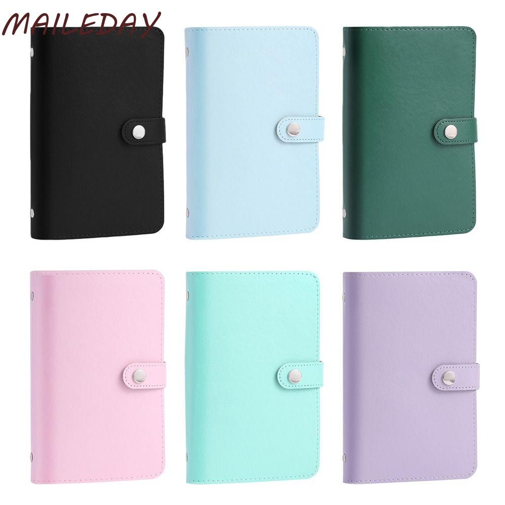 Maile Mini Binder Saving Challenge, Save Money PU 100 ซองประหยัดเงิน Challenge, ตลกกันน้ําความจุขนาด