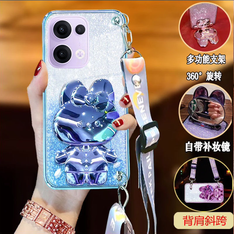 Handphoneสําหรับoppo Reno13 Pro F A3 5G Reno 13 13Pro 13F Reno13Pro Reno13F Glitter Blingปลอก 3Dชุบก