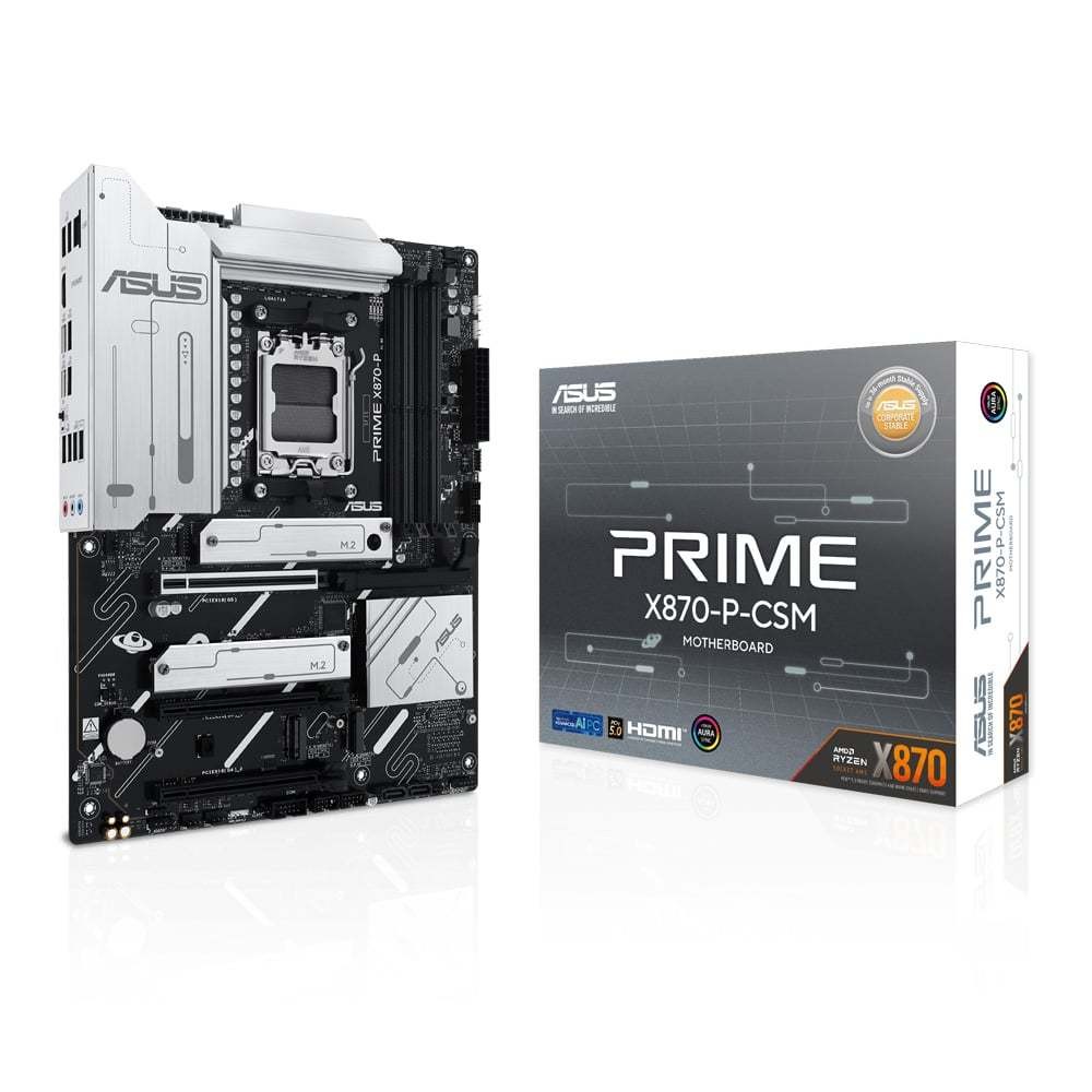 MAINBOARD (เมนบอร์ด) ASUS PRIME X870-P-CSM AM5 DDR5 ATX