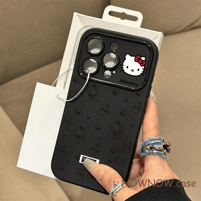 สําหรับ IPhone 16 15 14 13 12 11 Pro Max X XR XS Max 7 8 Plus น่ารัก KT เคสโทรศัพท์การ์ตูนปกอ่อน