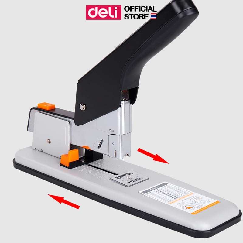 เครื่องเย็บกระดาษ Deli 0399 ขนาดใหญ่ แข็งแรง ทนทาน ใช้งานสำนักงาน Heavy Duty Stapler ราคา ถูกที่สุด ดีลบีเคเค แกลเลอรีภาพที่ 6