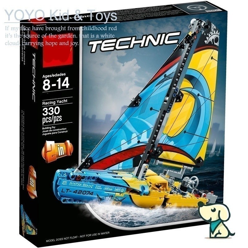 YoYo Hobby HC9 ใช้งานร่วมกับ /Technic/Racing Yacht/07074/20023/บล็อกตัวต่อ/ของเล่น/boy ET8Q