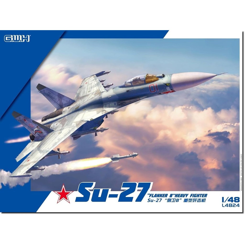 Great Wall Hobby 1/48 Su-27 Flanker B Model Kit L4824